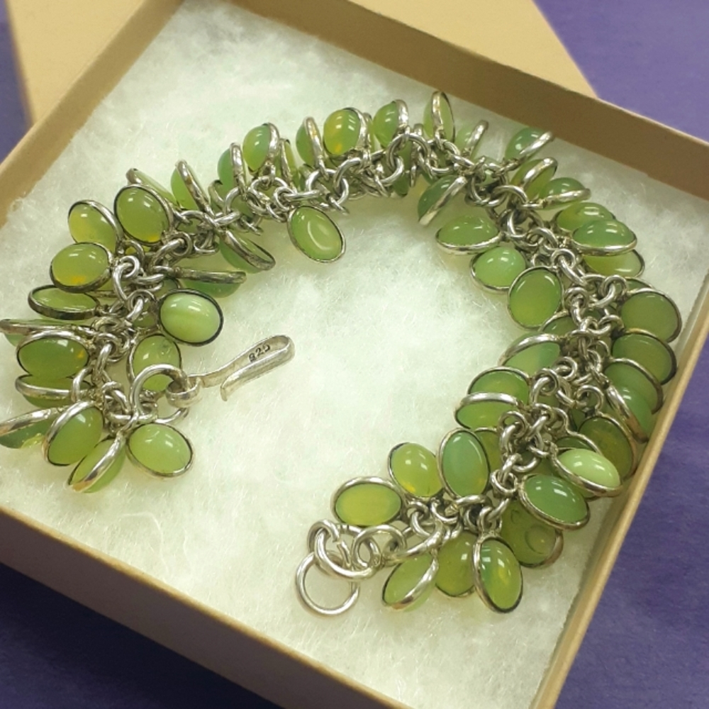 Sterling Silver 925 Green bracelet